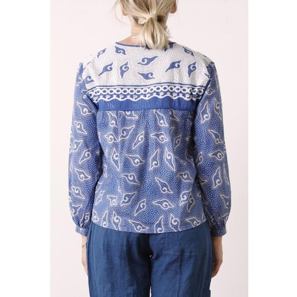 Matta NY Zaira boho peasant top - S - ochre - Picture 9 of 9